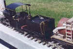 Phil Creer's Bantam and scratchbuilt tender backhead view