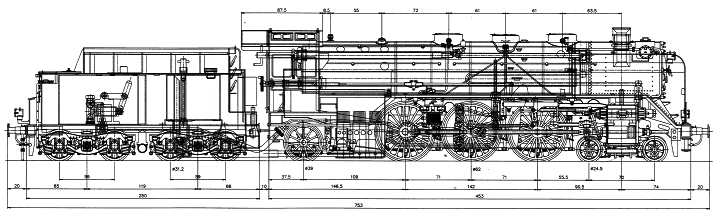 Side elevation of DR 03