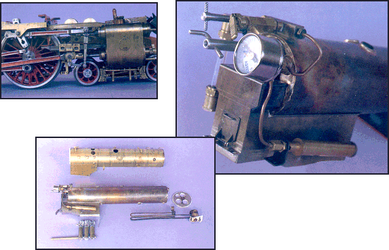 Cylinder & motion, boiler backhead & boiler sub assemblies